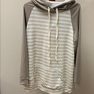 Striped hoodie